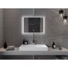 Mexen Zusa osvetlené kúpeľňové zrkadlo 80 x 60 cm, LED 6000K, protipara - 9808-080-060-611-00