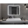 Mexen Zusa kúpeľňové zrkadlo s podsvietením 100 x 80 cm, LED 6000K, proti zahmlievaniu - 9808-100-080-611-00
