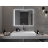 Mexen Zusa osvetlené kúpeľňové zrkadlo 100 x 80 cm, LED 6000K, proti hmle - 9808-100-080-611-00