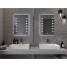 Mexen Ner zrkadlo do kúpeľne s podsvietením 50 x 70 cm, LED 6000K, proti zahmlievaniu - 9809-050-070-611-00