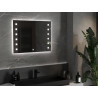 Mexen Ner osvetlené kúpeľňové zrkadlo 80 x 60 cm, LED 6000K, proti zahmlievaniu - 9809-080-060-611-00
