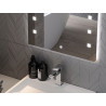 Mexen Ner podsvietené kúpeľňové zrkadlo 80 x 60 cm, LED 6000K, proti zahmlievaniu - 9809-080-060-611-00