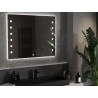 Mexen Ner osvetlené kúpeľňové zrkadlo 100 x 80 cm, LED 6000K, proti zahmlievaniu - 9809-100-080-611-00
