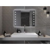 Mexen Ner osvetlené kúpeľňové zrkadlo 100 x 80 cm, LED 6000K, proti zahmlievaniu - 9809-100-080-611-00