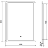 Mexen Zusa kúpeľňové zrkadlo s podsvietením 60 x 80 cm, LED 6000K, ochrana proti zahmleniu - 9808-060-080-611-00