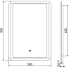 Mexen Zusa Kúpeľňové zrkadlo s podsvietením 50 x 70 cm, LED 6000K, proti zahmlievaniu - 9808-050-070-611-00