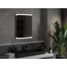 Mexen Nida osvetlené zrkadlo do kúpeľne 60 x 80 cm, LED 6000K, proti zaroseniu - 9806-060-080-611-00