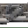 Mexen Nida kúpeľňové zrkadlo s podsvietením 60 x 80 cm, LED 6000K, ochrana proti zahmleniu - 9806-060-080-611-00