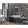 Mexen Nida osvetlené kúpeľňové zrkadlo 80 x 60 cm, LED 6000K, proti zahmlievaniu - 9806-080-060-611-00
