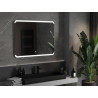 Mexen Nida osvetlené kúpeľňové zrkadlo 100 x 80 cm, LED 6000K, proti zahmlievaniu - 9806-100-080-611-00