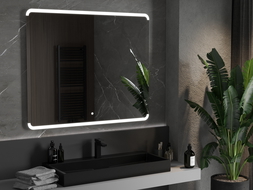 Mexen Nida kúpeľňové zrkadlo s podsvietením 120 x 100 cm, LED 6000K, ochrana proti zahmleniu - 9806-120-100-611-00