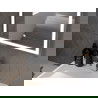Mexen Onyx kúpeľňové zrkadlo s osvetlením a kozmetickým zrkadielkom 60 x 80 cm, LED 6000K, anti-fog - 9813-060-080-611-00