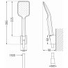 Mexen Sabre R62 vaňová súprava, biela- 72103R62-20