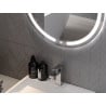 Mexen Rose kúpeľňové zrkadlo s podsvietením, okrúhle 100 cm, LED 6000K, protirosné - 9810-100-100-611-00
