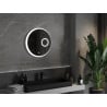 Mexen Ella kúpeľňové zrkadlo osvetlené s kozmetickým zrkadlom, okrúhle 60 cm, LED 6000K, antifog - 9811-060-060-611-00