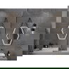 Mexen Orla kúpeľňové zrkadlo s podsvietením 50 x 70 cm, LED 6000K, ochrana proti zahmleniu, čierny rám - 9815-050-070-611-70