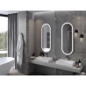 Mexen Bono podsvietené kúpeľňové zrkadlo 45 x 120 cm, LED 6000K, proti zahmlievaniu - 9816-045-120-611-00