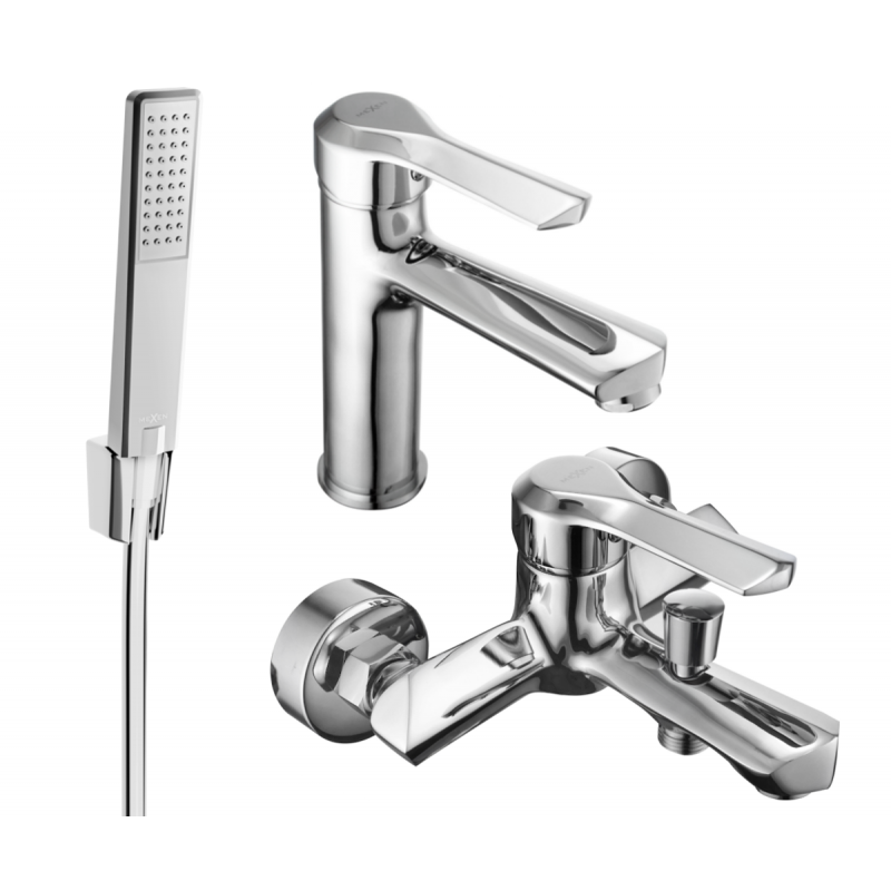 Mexen Sabre R72 sada na vaňu, chróm - 72103R72-00