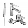 Mexen Sabre R72 sada na vaňu, chróm - 72103R72-00