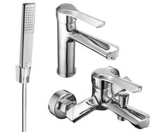 Mexen Sabre R72 sada na vaňu, chróm - 72103R72-00