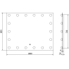 Mexen Dona kúpeľňové zrkadlo podsvietené 100 x 80 cm, LED 6000K, proti zahmlievaniu - 9818-100-080-611-00