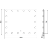 Mexen Dona kúpeľňové zrkadlo s podsvietením 100 x 80 cm, LED 6000K, antifog - 9818-100-080-611-00