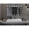 Mexen Dona osvetlené kúpeľňové zrkadlo 120 x 80 cm, LED 6000K, proti zahmlievaniu - 9818-120-080-611-00