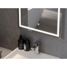 Mexen Miko podsvietené kúpeľňové zrkadlo 50 x 70 cm, LED 6000K, proti zahmlievaniu - 9819-050-070-611-00