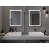 Mexen Miko podsvietené kúpeľňové zrkadlo 60 x 80 cm, LED 6000K, proti zahmlievaniu - 9819-060-080-611-00
