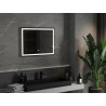 Mexen Miko kúpeľňové zrkadlo so svetlom 80 x 60 cm, LED 6000K, proti zahmlievaniu - 9819-080-060-611-00