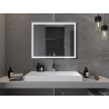 Mexen Miko osvetlené kúpeľňové zrkadlo 100 x 80 cm, LED 6000K, proti zahmlievaniu - 9819-100-080-611-00