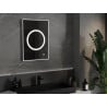 Mexen Koga osvetlené kúpeľňové zrkadlo 50 x 70 cm, LED 6000K, proti zahmlievaniu - 9821-050-070-611-00
