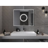 Mexen Koga osvetlené kúpeľňové zrkadlo 100 x 80 cm, LED 6000K, proti zahmlievaniu - 9821-100-080-611-00