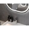 Mexen Umba podsvietené kúpeľňové zrkadlo s kozmetickým zrkadielkom 80 x 60 cm, LED 6000K, proti zaroseniu - 9822-080-060-611-00