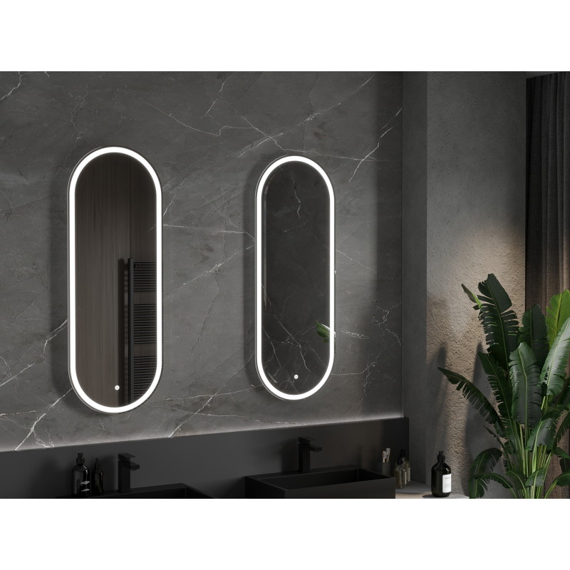 Mexen Bono podsvietené kúpeľňové zrkadlo 45 x 120 cm, LED 6000K, proti zahmlievaniu - 9816-045-120-611-00