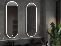 Mexen Bono podsvietené kúpeľňové zrkadlo 55 x 155 cm, LED 6000K, proti zahmlievaniu - 9816-055-155-611-00