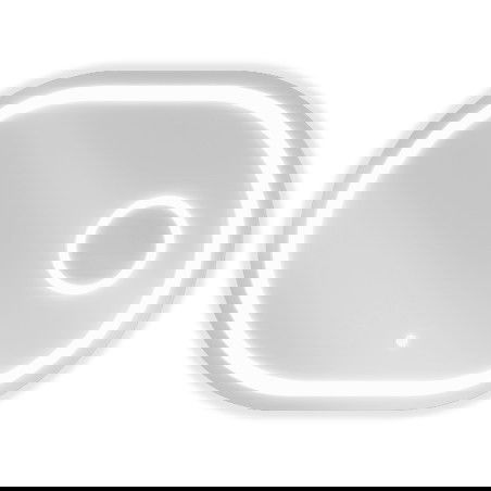 Mexen Umba podsvietené kúpeľňové zrkadlo s kozmetickým zrkadielkom 100 x 80 cm, LED 6000K, anti-para - 9822-100-080-611-00