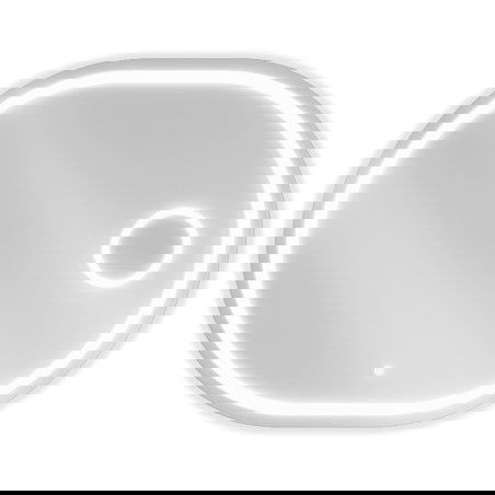 Mexen Umba osvetlené kúpeľňové zrkadlo s kozmetickým zrkadielkom 80 x 60 cm, LED 6000K, proti zahmlievaniu