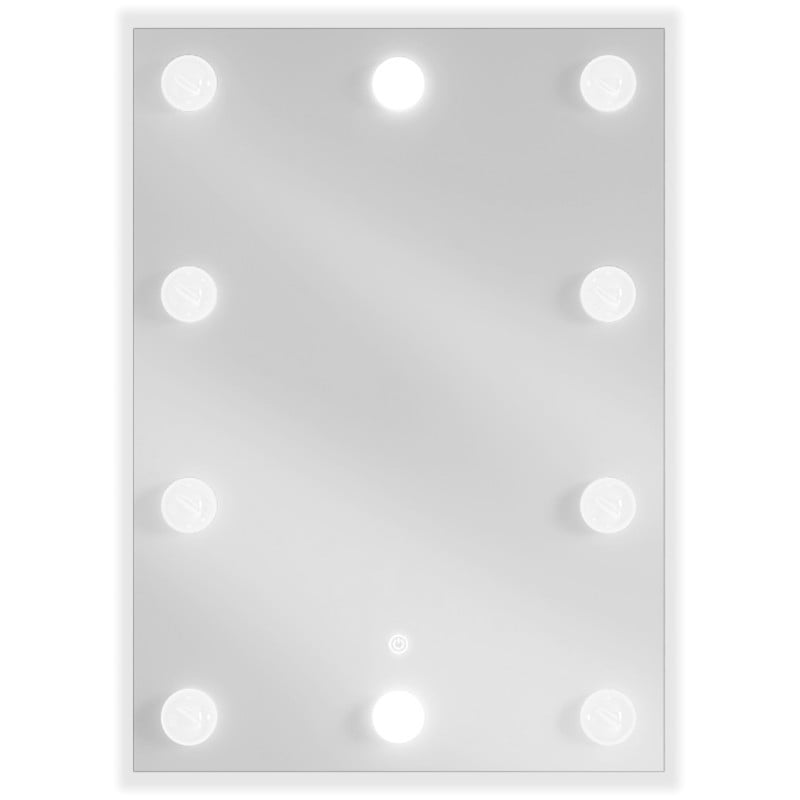 Mexen Dona kúpeľňové zrkadlo podsvietené 50 x 70 cm, LED 6000K, proti zahmlievaniu - 9818-050-070-611-00