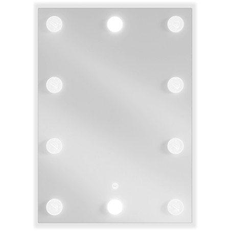 Mexen Dona kúpeľňové zrkadlo s podsvietením 50 x 70 cm, LED 6000K, proti zahmlievaniu - 9818-050-070-611-00