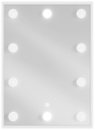 Mexen Dona kúpeľňové zrkadlo s podsvietením 50 x 70 cm, LED 6000K, proti zahmlievaniu - 9818-050-070-611-00