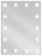 Mexen Dona osvetlené kúpeľňové zrkadlo 60 x 80 cm, LED 6000K, proti zahmlievaniu - 9818-060-080-611-00