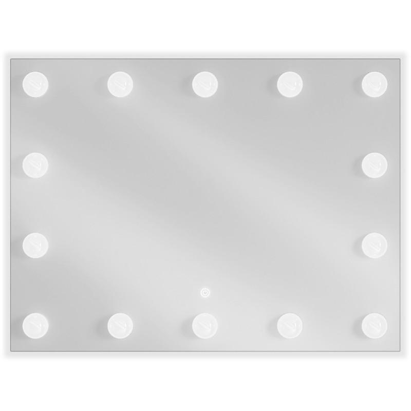 Mexen Dona podsvietené kúpeľňové zrkadlo 80 x 60 cm, LED 6000K, anti-fog - 9818-080-060-611-00