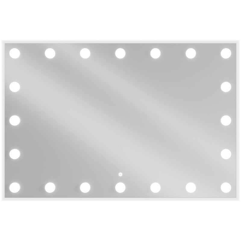 Mexen Dona kúpeľňové zrkadlo podsvietené 100 x 80 cm, LED 6000K, proti zahmlievaniu - 9818-100-080-611-00