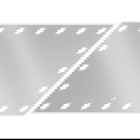 Mexen Dona kúpeľňové zrkadlo podsvietené 100 x 80 cm, LED 6000K, proti zahmlievaniu - 9818-100-080-611-00