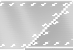 Mexen Dona kúpeľňové zrkadlo s podsvietením 100 x 80 cm, LED 6000K, ochrana proti zahmleniu - 9818-100-080-611-00