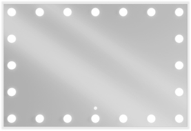 Mexen Dona kúpeľňové zrkadlo s podsvietením 120 x 80 cm, LED 6000K, proti zahmlievaniu - 9818-120-080-611-00