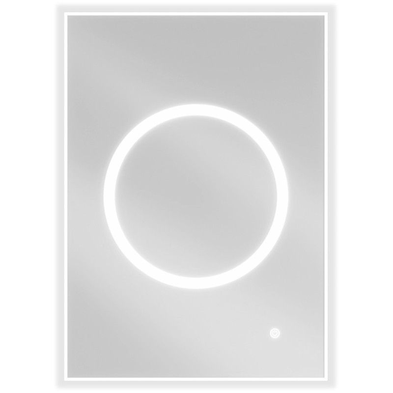 Mexen Koga podsvietené kúpeľňové zrkadlo 50 x 70 cm, LED 6000K, proti zahmlievaniu - 9821-050-070-611-00