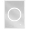 Mexen Koga podsvietené kúpeľňové zrkadlo 50 x 70 cm, LED 6000K, proti zahmlievaniu - 9821-050-070-611-00
