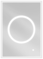 Mexen Koga osvetlené kúpeľňové zrkadlo 50 x 70 cm, LED 6000K, proti zahmlievaniu - 9821-050-070-611-00